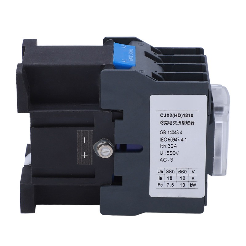 Permanent Magnet Anti Shake Electric Contactor 3 Normally Open AC