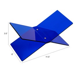 Bloomingville Acrylic Kitchen Cookbook Holder, Blue