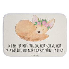 Mr. & Mrs. Panda Shower Mat, Desert Fox Flowers - Gift, Wild Animals, Bath Mat, Bathroom Mat, Bathroom Rug, Africa