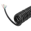 Trailer Extension Coiled Cable 12.8ft 20AWG 7 Core Polyurethane Copper