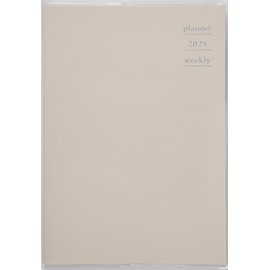 Takahashi No. 863 Notebook, Begins in April 2025, B6, Weekly Plano 3, Clay White