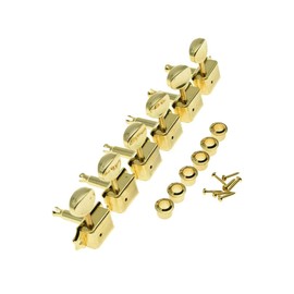 KAISH Gold Split Post Vintage Guitar Tuning Keys Tuners Machine Heads for Strat/Tele