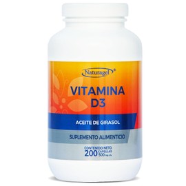 Vitamina Naturagel Suplemento Alimenticio Salud General 200 Softgels 500