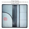 LIFUTOPIA Bling Rhinestone Artificial Diamond Car Registration and Insurance Document