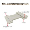 ECUTERS 4 in 1 Laminate Flooring Tools, Tapping Block Kit，Vinyl