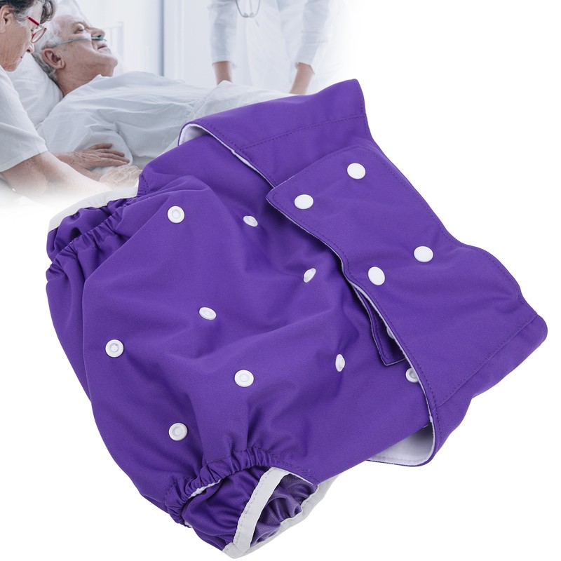 Adjustable Adult Cloth Diapers Anti Leakage Reusable Pocket Nappy for
