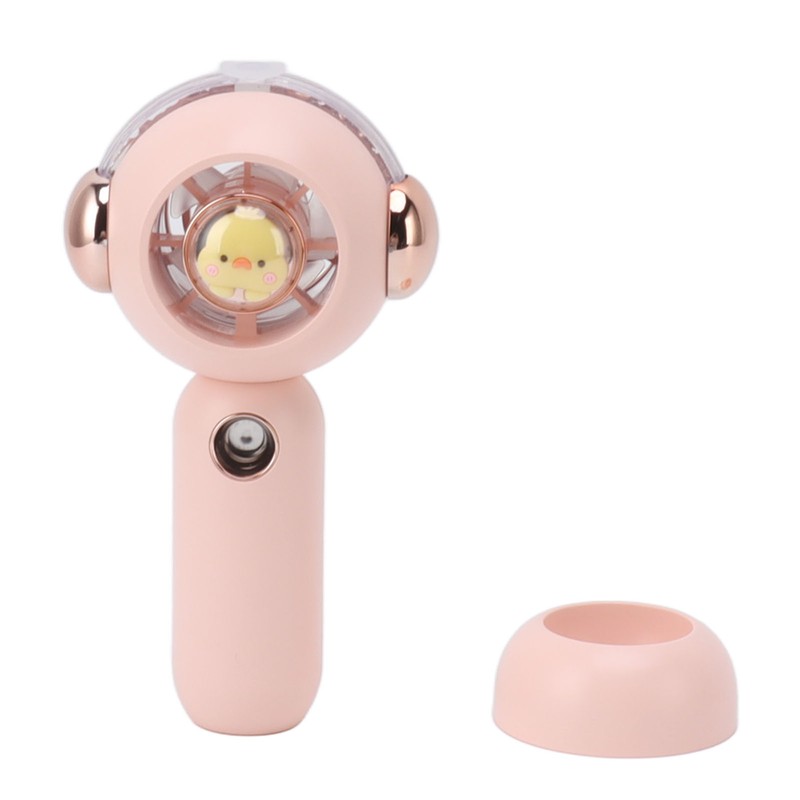 Lovely Handheld Misting Fan with Atomization Function USB Rechargeable Small