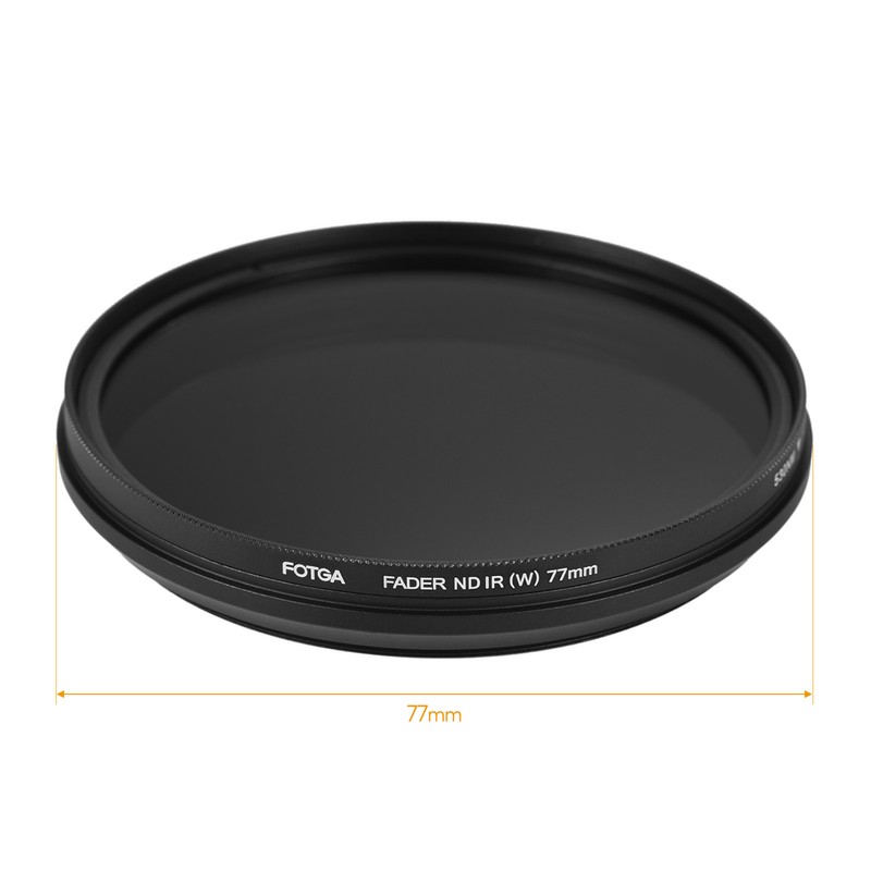 FOTGA 77mm Adjustable Infrared Filter IR Pass X-Ray Lens Filter