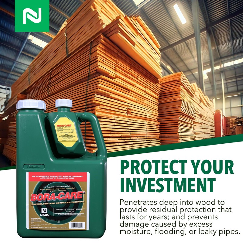 Bora-Care with Mold-Care Moldicide Concentrate, Wood Protection Against Mold, Termites,