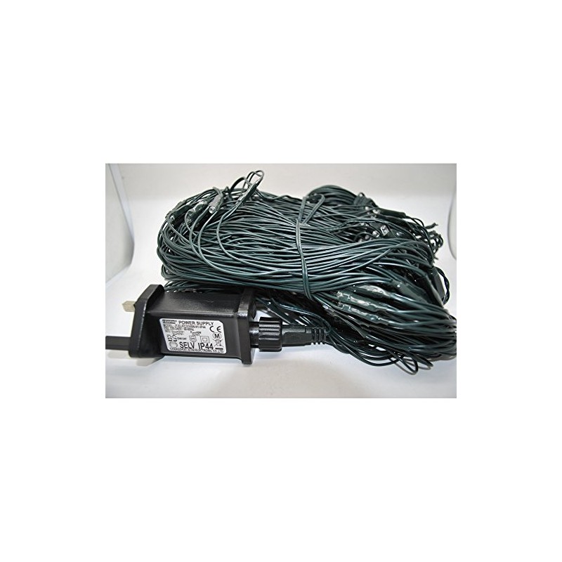 LightsGo Safe Voltage Net Christmas Fairy Lights Waterproof Outdoor Indoor