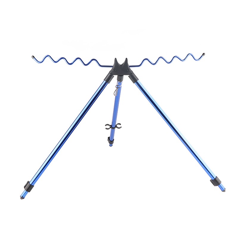 Aluminium Alloy Dazzling Portable Sea Pole Bracket Tripod Telescopic Fishing