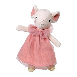 Vertbaudet Tooth Fairy Fabric Mouse with Backpack White