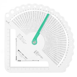 Knitting Ruler Knitting Gauge Measuring Tool Multifunctional Accurate Knitting Stitch Calculator Counting Frame Ruler