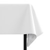 Flannel Backed Vinyl Tablecloths, Solid Color Premium Quality Waterproof Table
