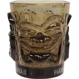 Shot Glass Ooga-Shaka Tiki Light Smoke (set of 4)
