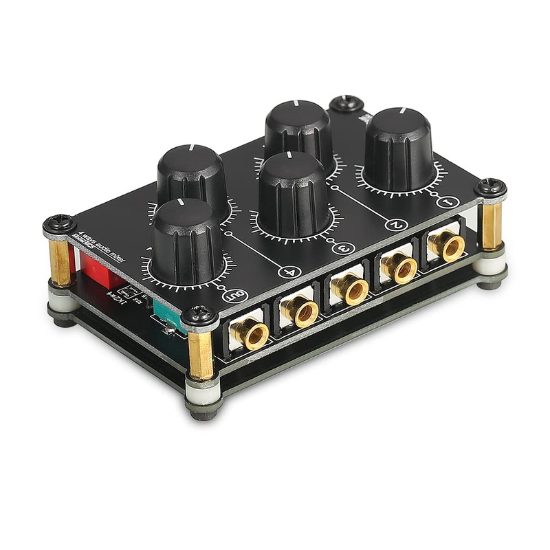 Little Bear MC5 Mini Portable Stereo 4 Channel Audio Mixer