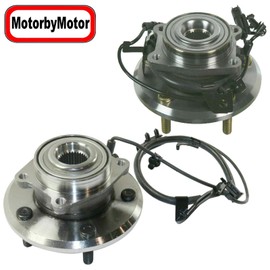 MotorbyMotor Rear Wheel Bearing and Hub Assembly with ABS 5 Lugs fits for 2009-2018 Dodge Journey Low-Runout OE Directly Replacement Wheel Hub Assembly 512478 512479 (All Models)-2pc Set