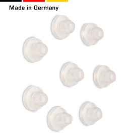 8 glass covers for table transparent PVC stop buffer protective buffer spacer for glass plates (14 x 3 x 8 mm)