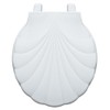 Centoco Lift-Off, Round Toilet Seat, Lift and Clean, Shell Design,
