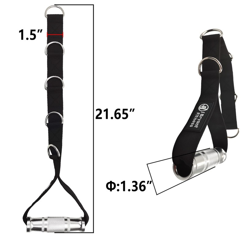 J Bryant Fitness - Asas de Metal para Gimnasio, Mango