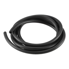 DMiotech 4mm x 7mm 1.5m Black Rubber Lubricant Tube Oil Resistant Plastic Tube for Oil Hose Water Tube