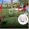CAASFOOY 2Pcs Baseball Pitching Net Set, Softball Pitching Target Practice