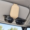 Car Sun Visor Glasses Holder for Driving – Magnetic Leather