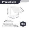 Access Panel 100x150 mm, Inspection Hatch Revision Door Paintable ABS