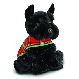 Keel Toys SL4174 25cm Scottie with Coat, Multi-Colour