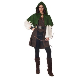 California Costumes Womens Legendary Robin Hood, Multi-colored, XS Size 4-6 US