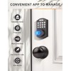 Tinewa Smart Locks for Front Door - Oil Rubbed Bronze