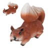 Squirrel Garden Decor Outside Funny Resin Statue Courtyard Balcony Outdoor