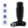 Vancoco Thermostatic Radiator Valve Corner Modern TRV Radiator Valve 15mm
