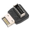 Right Angle USB Type E Adapter, Front Panel Header Male