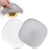 Hair Drain Catcher,Square Drain Cover for Shower Silicone Hair Stopper