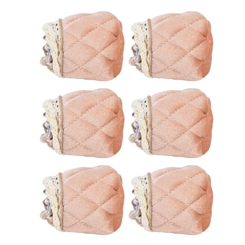 20Pcs Furniture Leg Covers Covers Flannel Lace Thickened Chair Legs