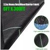 Autopartsstar Heavy Duty 6' x 300' Woven Ground Cover Landscape