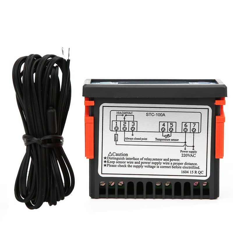 STC 100A -50℃-99℃ Range Temperature Controller Support for Refrigerating Heating