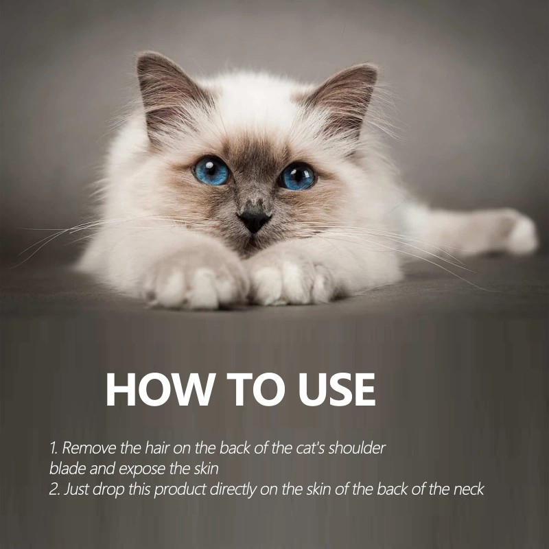 Yegbong Pet Anti-Flea Tick Agent, External Deworming Skin Cleaning Tick
