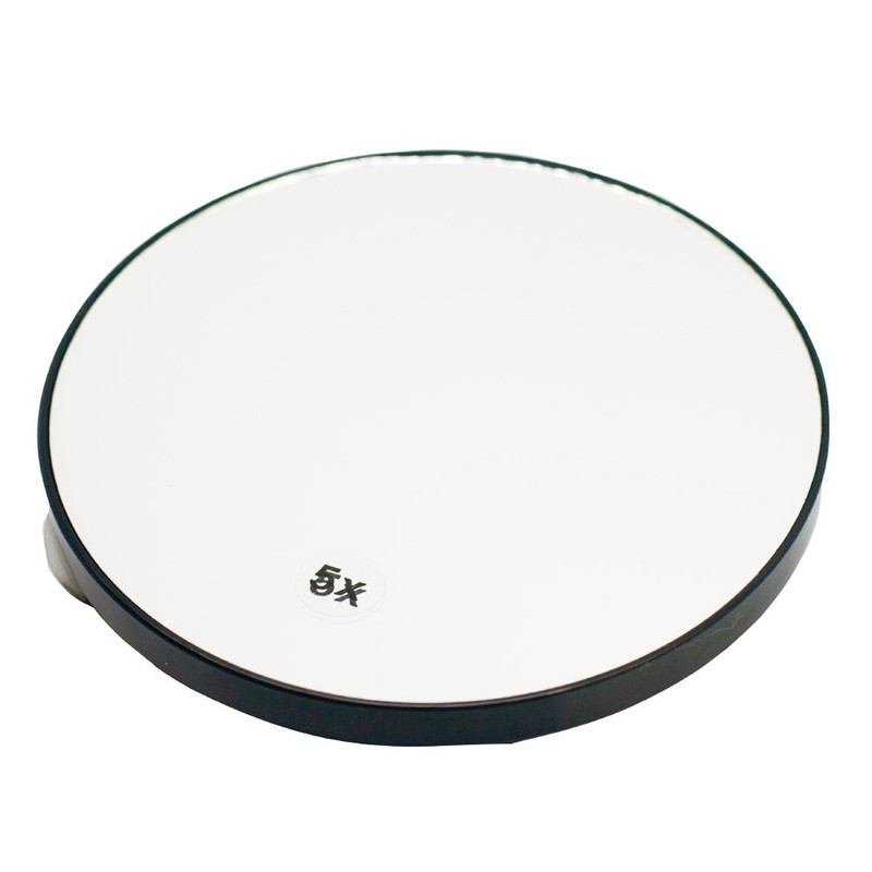 EMILYSTORES 5X Magnifying Mirror with Suction Cup Fixture 5.5 Inch