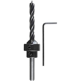 kwb Spiral Wood Drill Bit Set with Countersink and Depth Stop, 3-Piece, 5131-06
