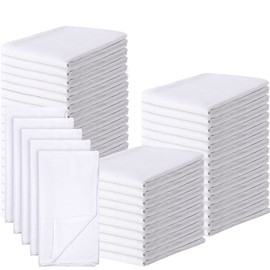 50 Count Birdseye Cloth Diapers for Babies Reusable Baby Diapers Cloth Large 27 x 27 Inch Cotton Baby Reusable Burp for Babies Boy Girl Toddlers