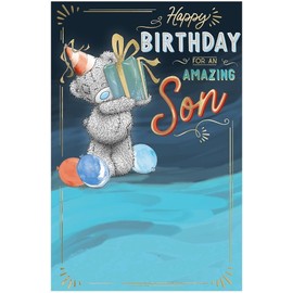 Me To You Tatty Teddy Amazing Son Happy Birthday Card