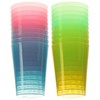 com-four® 24 x Reusable Drinking Cups for Party, Camping and