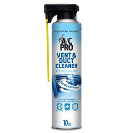 InterDynamics Certified A/C Pro Vent and Duct Cleaner, Professional Strength Odor Eliminator for Cars, Truck, HVAC, 10 Oz