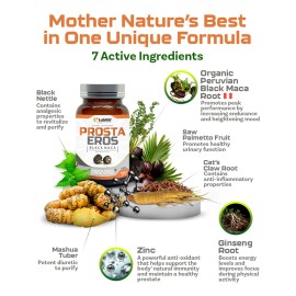 Prosta Eros Suplemento Próstata 60 Cápsulas Naturales