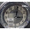 SEIKO - ALARM CLOCK SILVER TONE CASE WITH BEEP ALARM