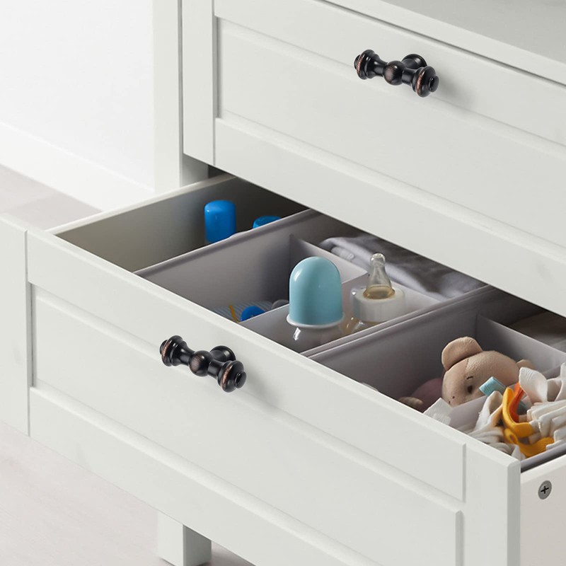 Asidrama 6 Pack Oil Rubbed Bronze Kitchen Cabinet Knobs Dresser