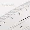 HARFINGTON Film Flexible Ruler 12 Inch 1mm Scale PET Plastic