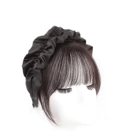 Natural frill bangs wig headband for styling (WFLOOQG) Light brown WFLOOQG / 자연스러운 프릴 앞머리 가발 머리띠 스타일링용 (WFLOOQG) 연브라운WFLOOQG